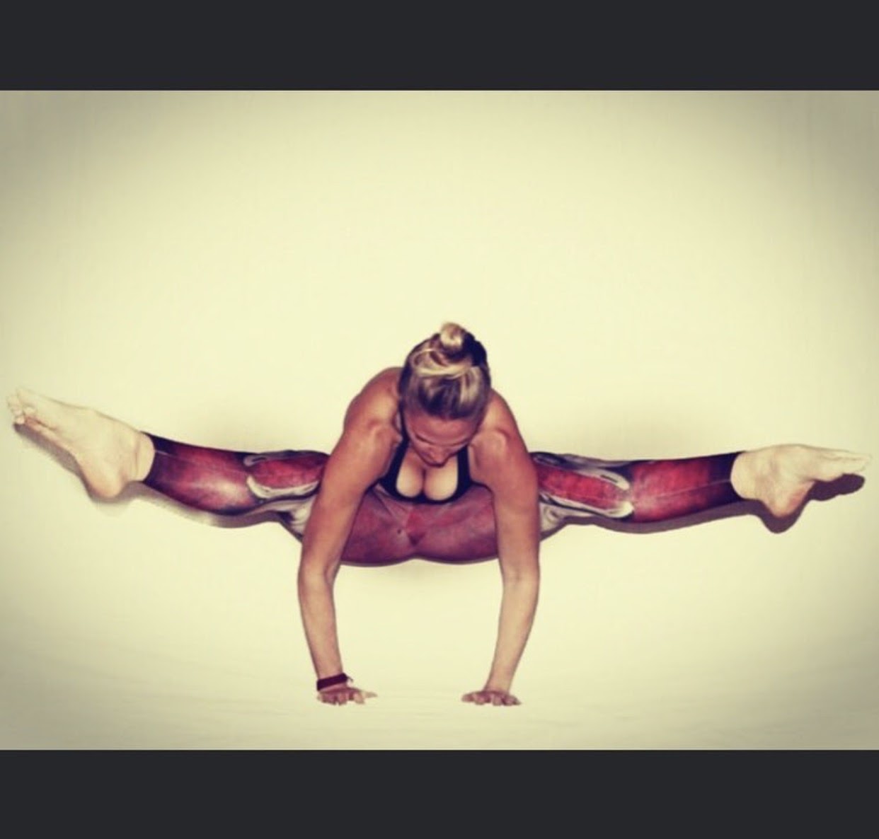 Strength and balance yoga pose